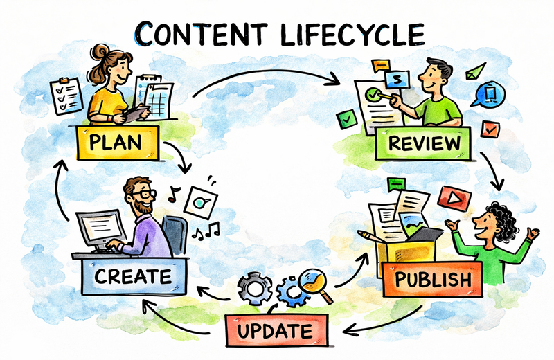 Content Lifecycle Management: The Complete Enterprise Guide cover image
