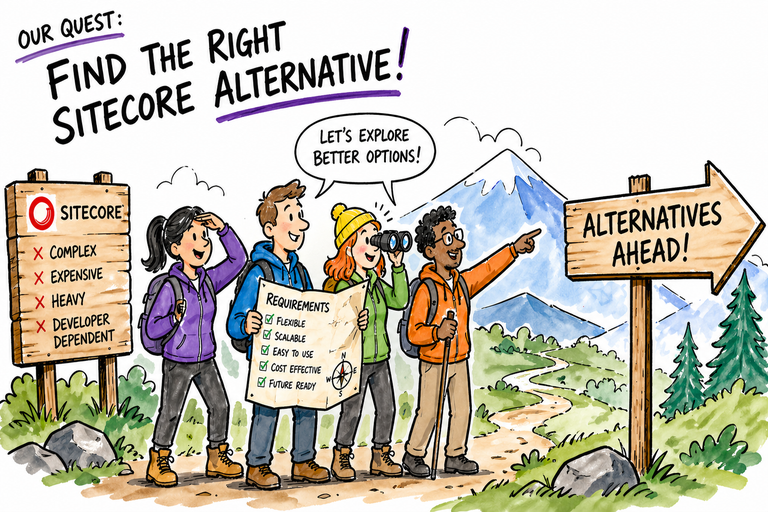 The Best Sitecore Alternative for Distributed Organizations and Multi-Site Teams cover image