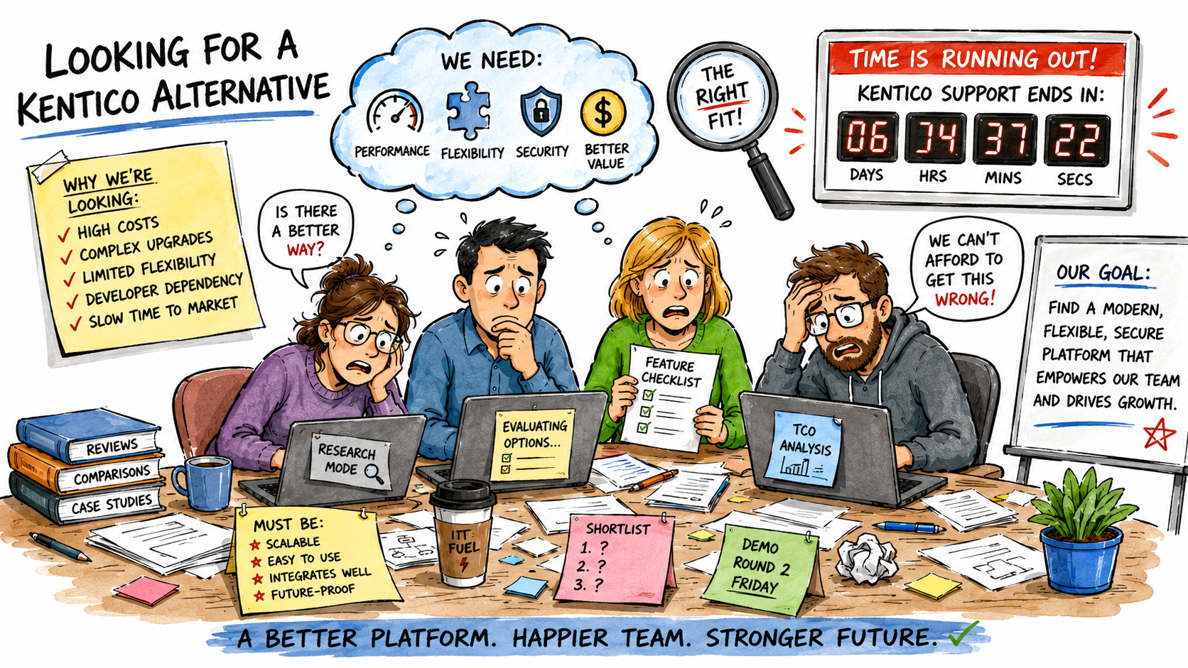 Kentico Alternative: Enterprise Content Operations Without the Upgrade Cycle hero image