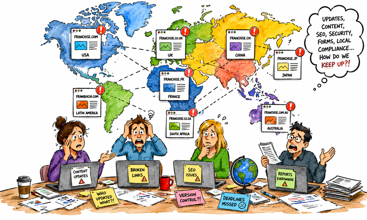 Why Franchise Marketing Teams Struggle to Manage Multi-Location Websites cover image