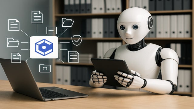 AI Document Management illustration