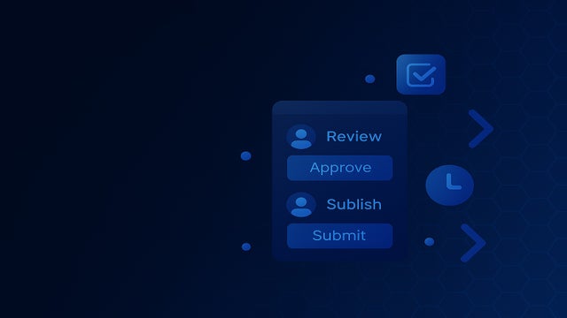 Workflows: Streamline Content Approvals and Collaboration hero
